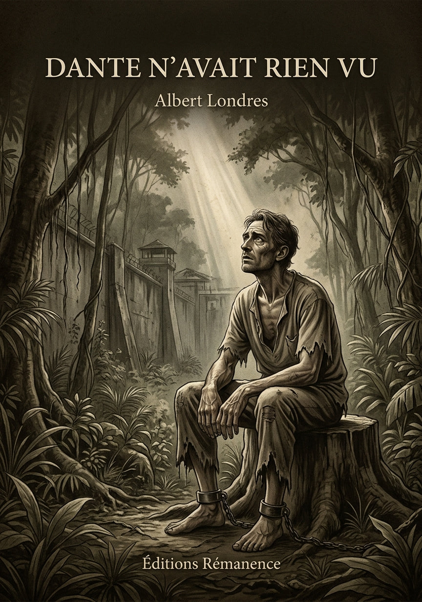 Livre Dante n’avait rien vu par Albert Londres - Couverture - Editions Remanence