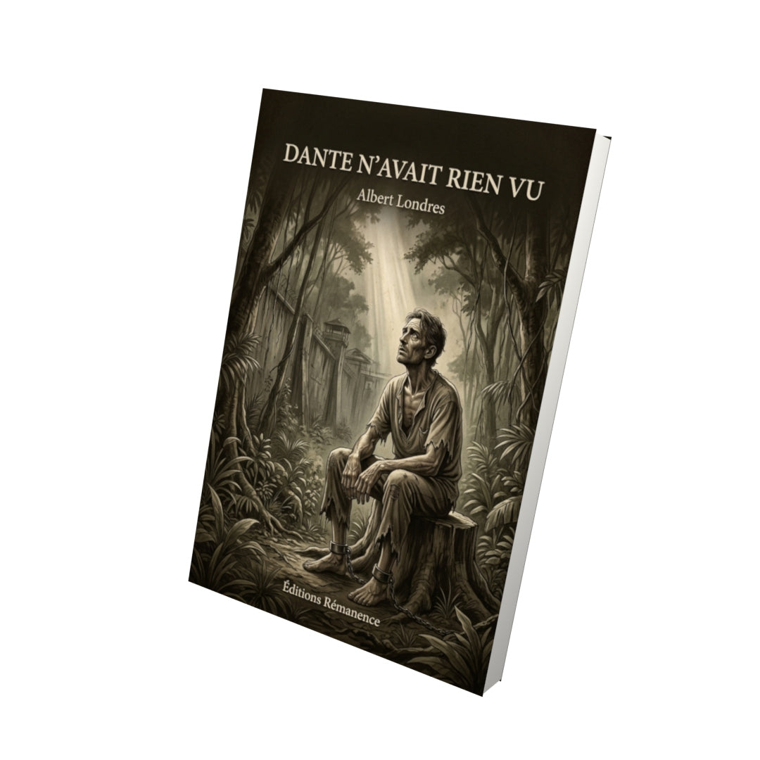 Livre Dante n’avait rien vu par Albert Londres - Vue 3D - Editions Remanence