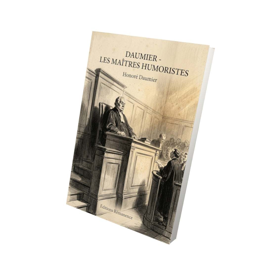 Livre Daumier - Les Maîtres humoristes par Honoré Daumier - Vue 3D - Editions Remanence