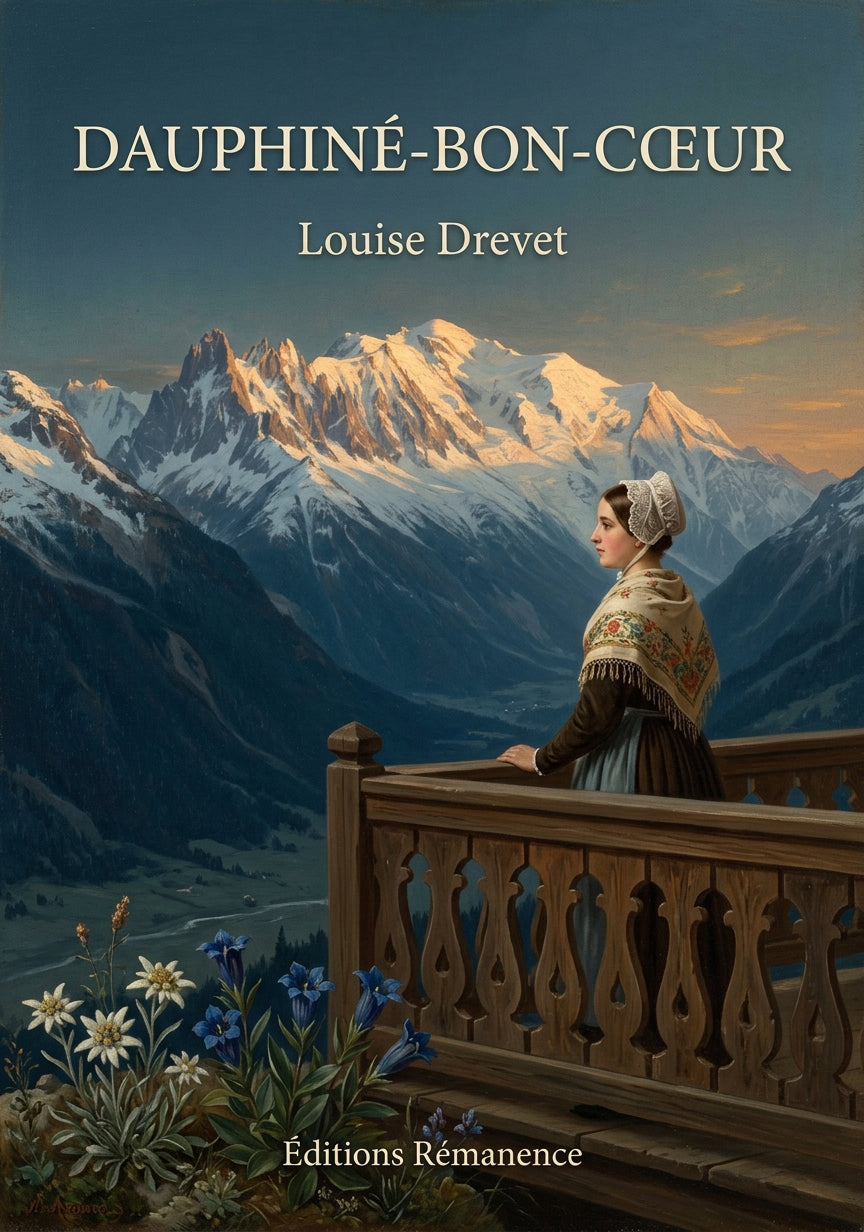 Livre Dauphiné-bon-cœur par Louise Drevet - Couverture - Editions Remanence