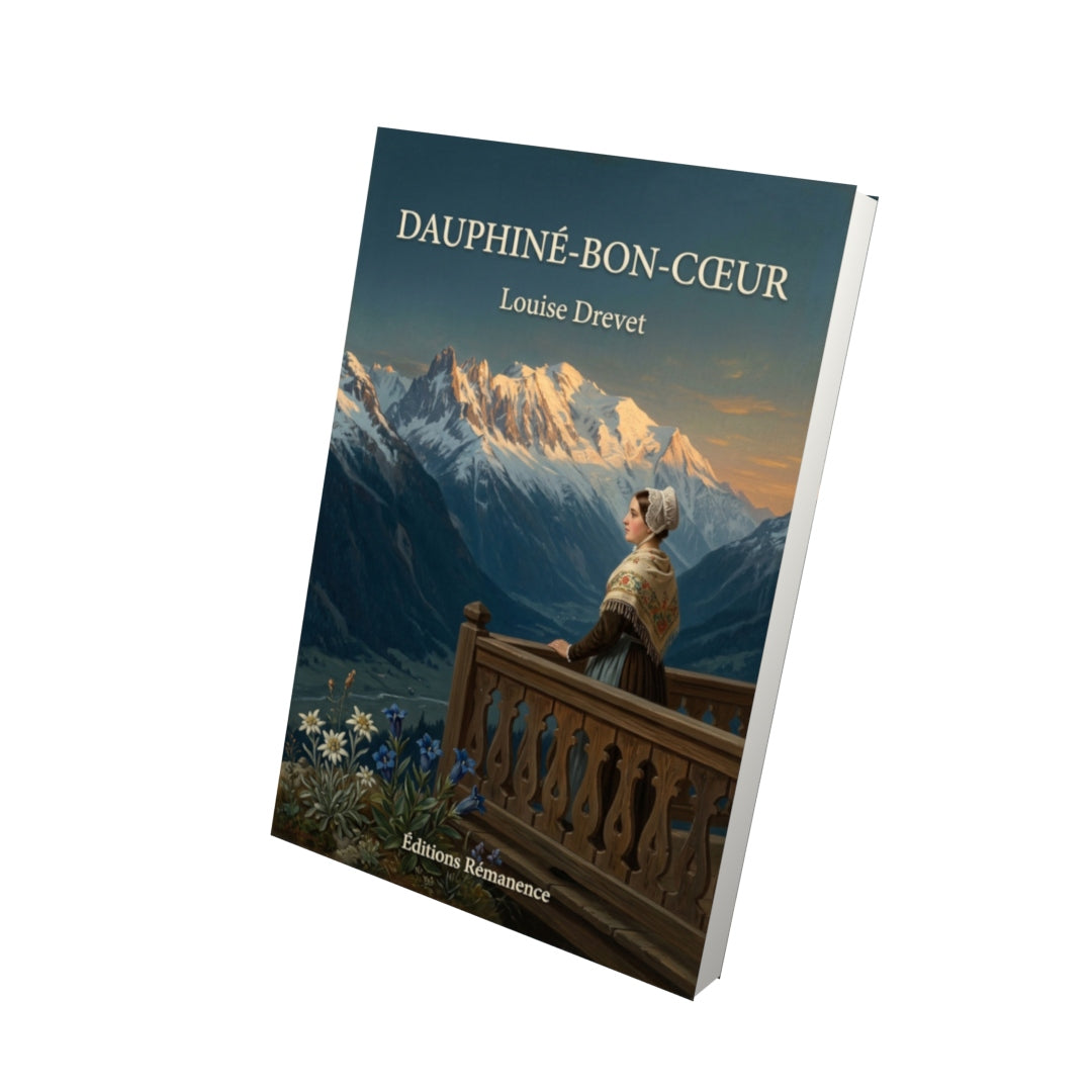 Livre Dauphiné-bon-cœur par Louise Drevet - Vue 3D - Editions Remanence