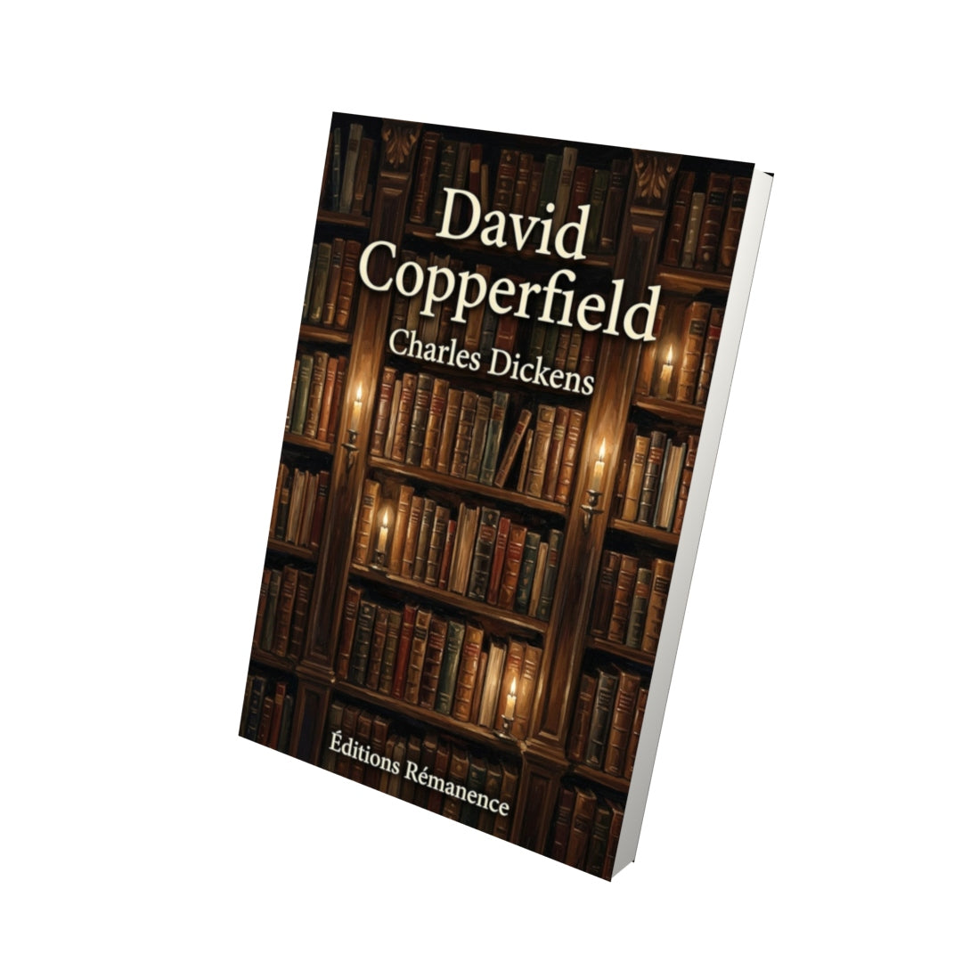 Livre David Copperfield – Charles Dickens - Vue 3D - Editions Remanence