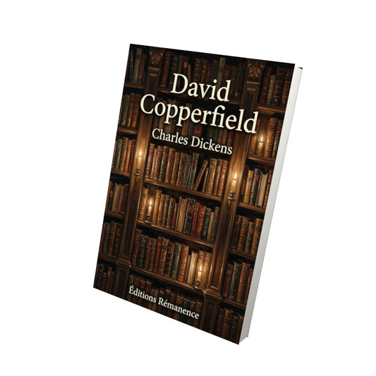 Livre David Copperfield – Charles Dickens - Vue 3D - Editions Remanence