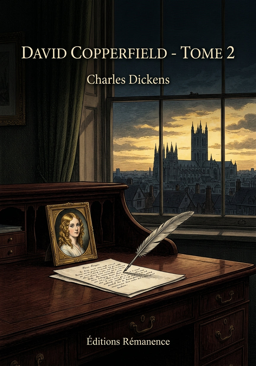 Livre David Copperfield - Tome 2 par Charles Dickens - Couverture - Editions Remanence
