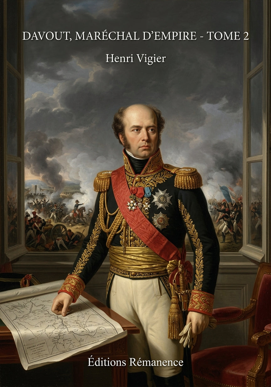 Livre Davout, maréchal d'empire - Tome 2 par Henri Vigier - Couverture - Editions Remanence