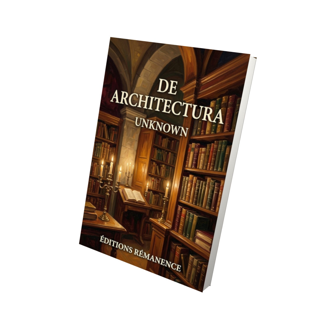 Livre De Architectura - Vue 3D - Editions Remanence