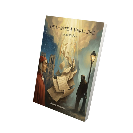 Livre De Dante à Verlaine par Jules Pacheu - Vue 3D - Editions Remanence