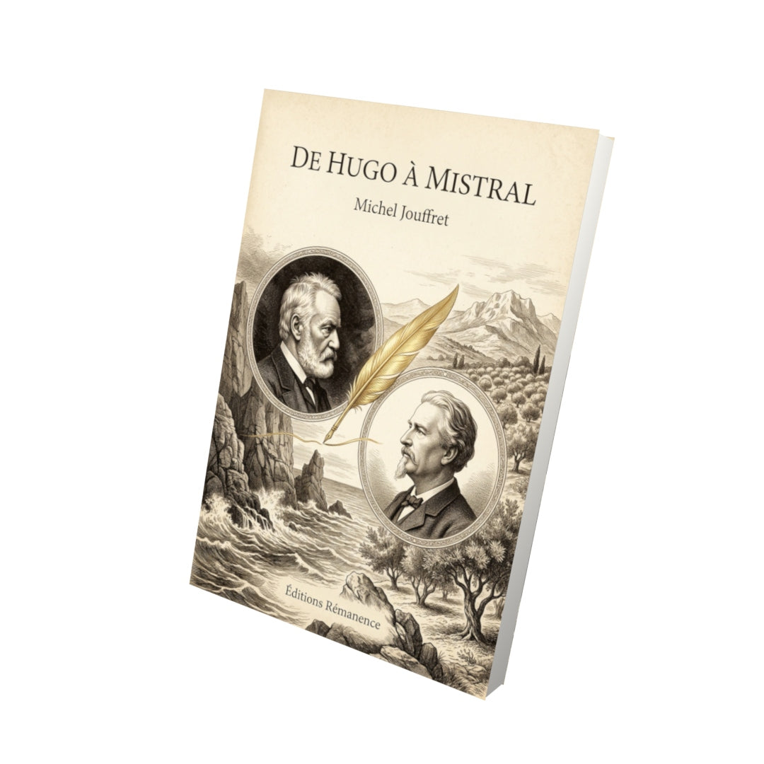 Livre De Hugo à Mistral par Michel Jouffret - Vue 3D - Editions Remanence