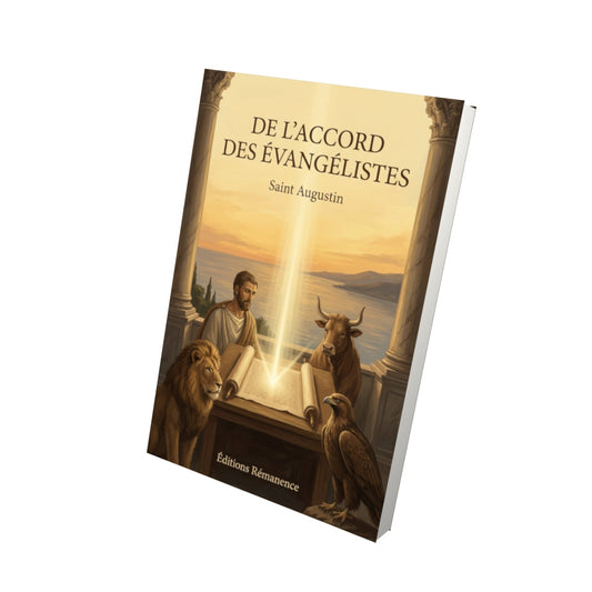 Livre De l'accord des évangélistes - Saint Augustin - Vue 3D - Editions Remanence