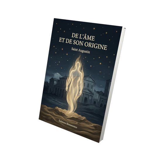 Livre De l'âme et de son origine - Saint Augustin - Vue 3D - Editions Remanence