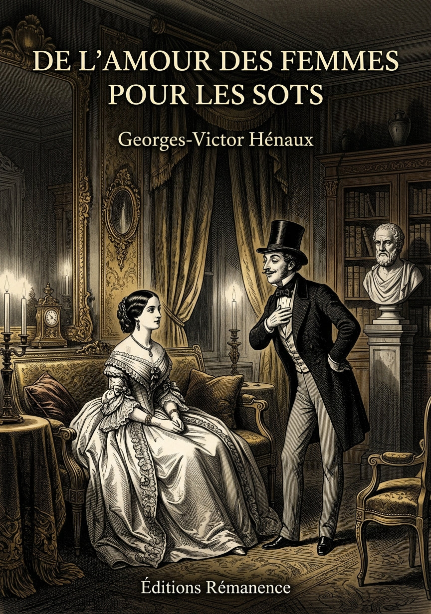 Livre De l'amour des femmes pour les sots par Georges-Victor Hénaux - Couverture - Editions Remanence