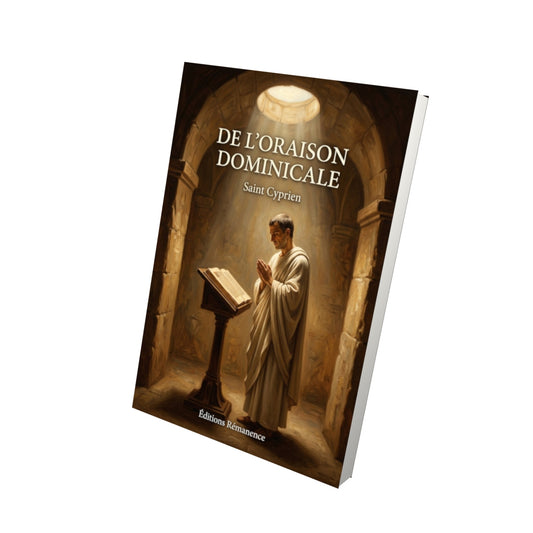 Livre De l'oraison dominicale - Saint Cyprien - Vue 3D - Editions Remanence