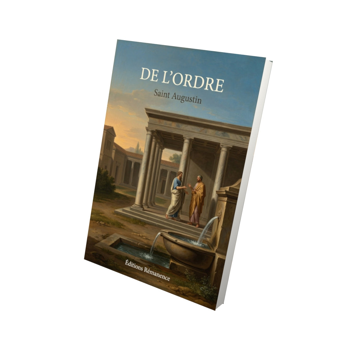 Livre De l'ordre - Saint Augustin - Vue 3D - Editions Remanence