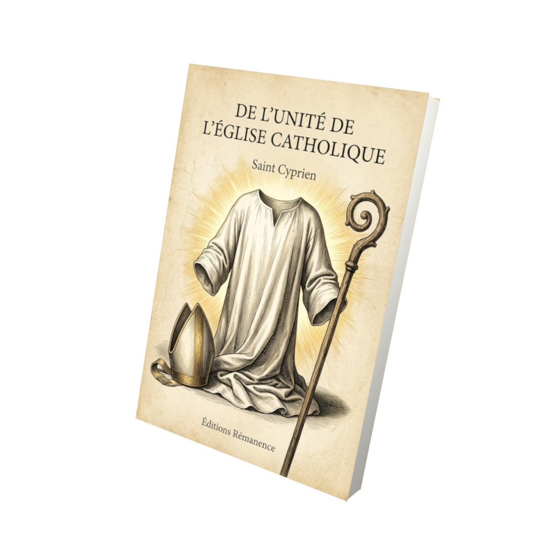 Livre De l'unité de l'Église catholique - Saint Cyprien - Vue 3D - Editions Remanence