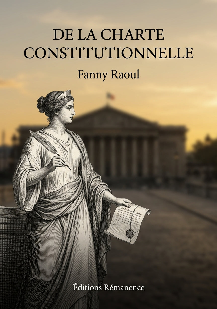Livre De la charte constitutionnelle par Fanny Raoul - Couverture - Editions Remanence