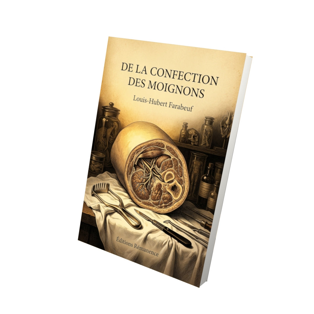 Livre De la Confection des moignons par Louis-Hubert Farabeuf - Vue 3D - Editions Remanence