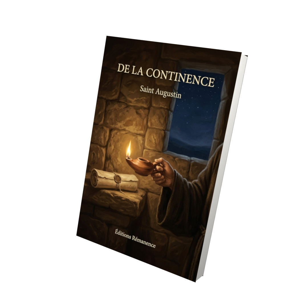 Livre De la continence - Saint Augustin - Vue 3D - Editions Remanence