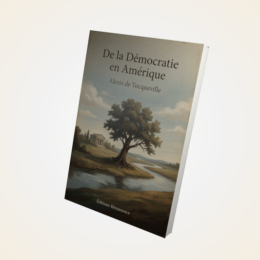 Livre De la Démocratie en Amérique – Alexis de Tocqueville - Couverture 3D