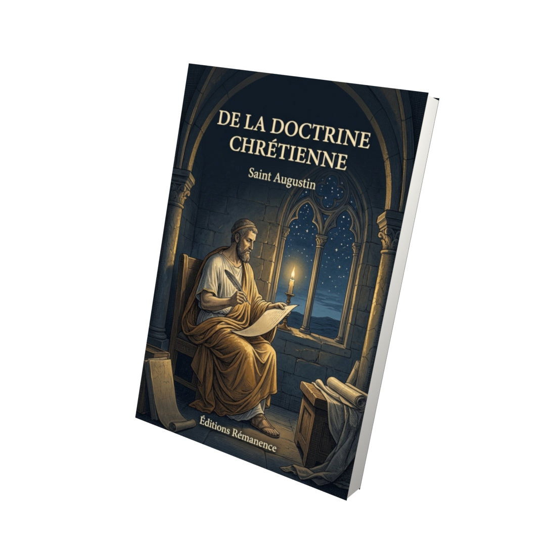 Livre De la doctrine chrétienne - Saint Augustin - Vue 3D - Editions Remanence