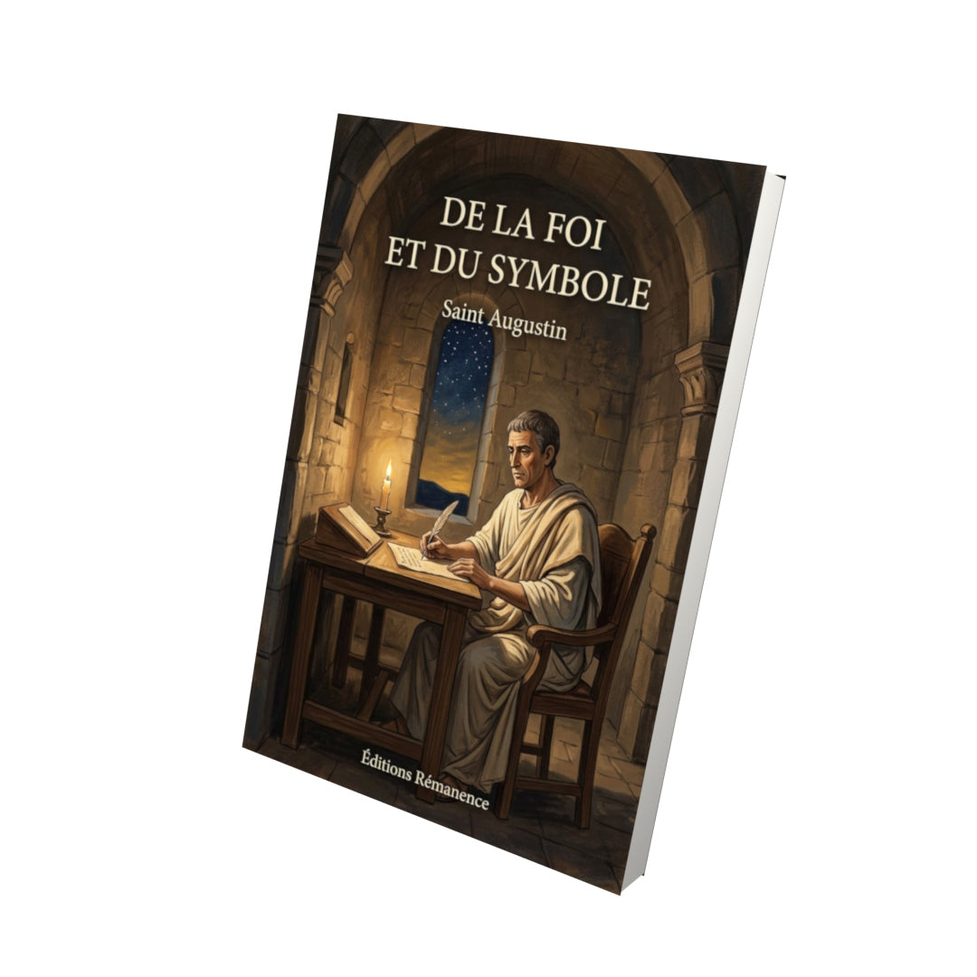 Livre De la foi et du symbole - Saint Augustin - Vue 3D - Editions Remanence