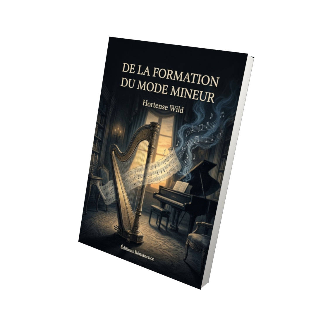 Livre De la formation du mode mineur par Hortense Wild - Vue 3D - Editions Remanence