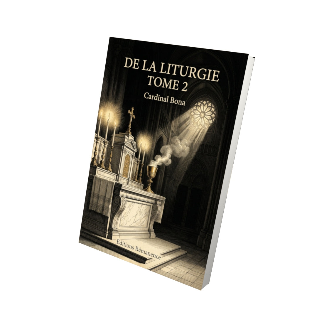 Livre De la liturgie Tome 2 - Cardinal Bona - Vue 3D - Editions Remanence