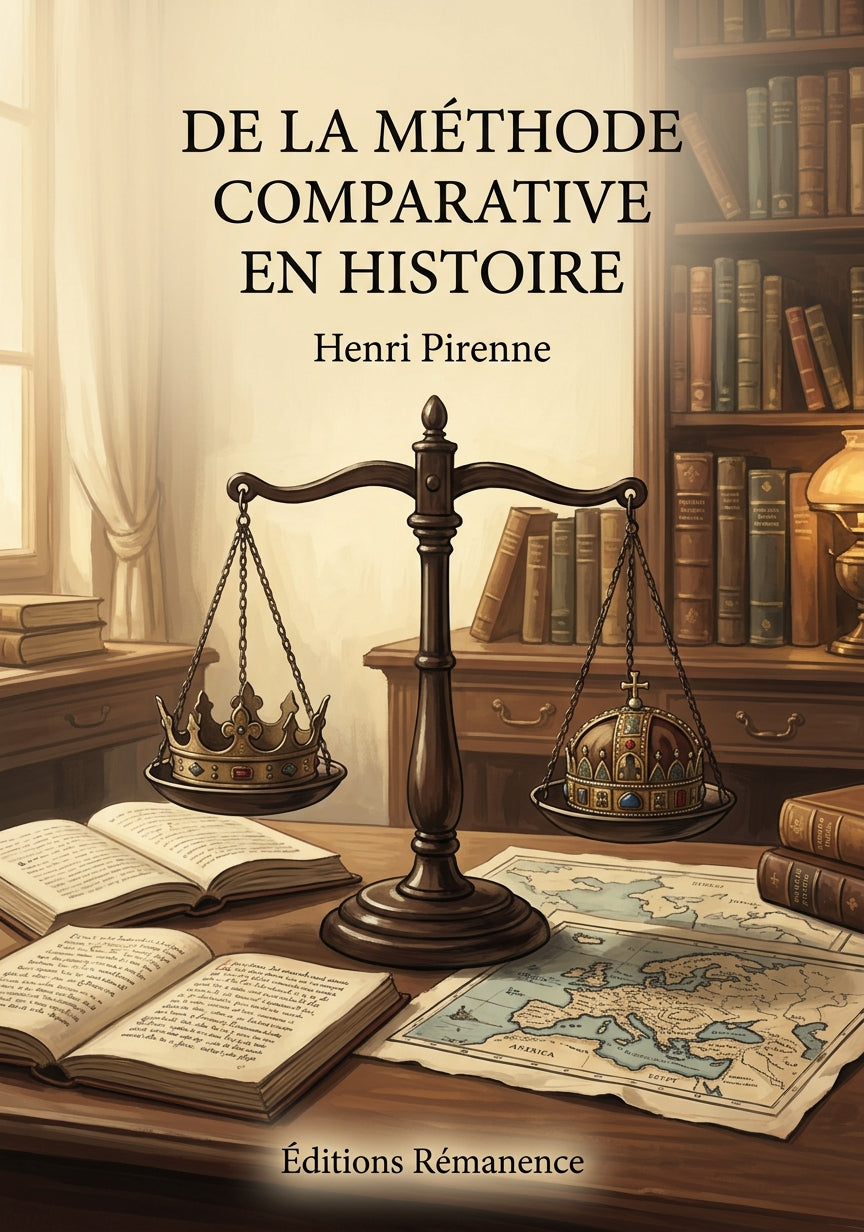 Livre De la méthode comparative en histoire par Henri Pirenne - Couverture - Editions Remanence