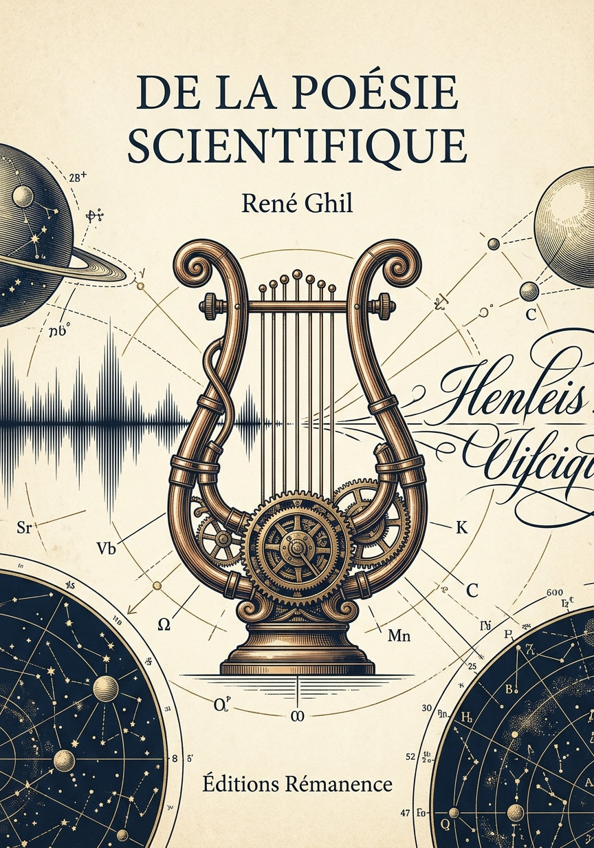 Livre De la poésie scientifique par René Ghil - Couverture - Editions Remanence