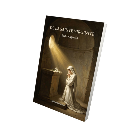 Livre De la sainte virginité - Saint Augustin - Vue 3D - Editions Remanence