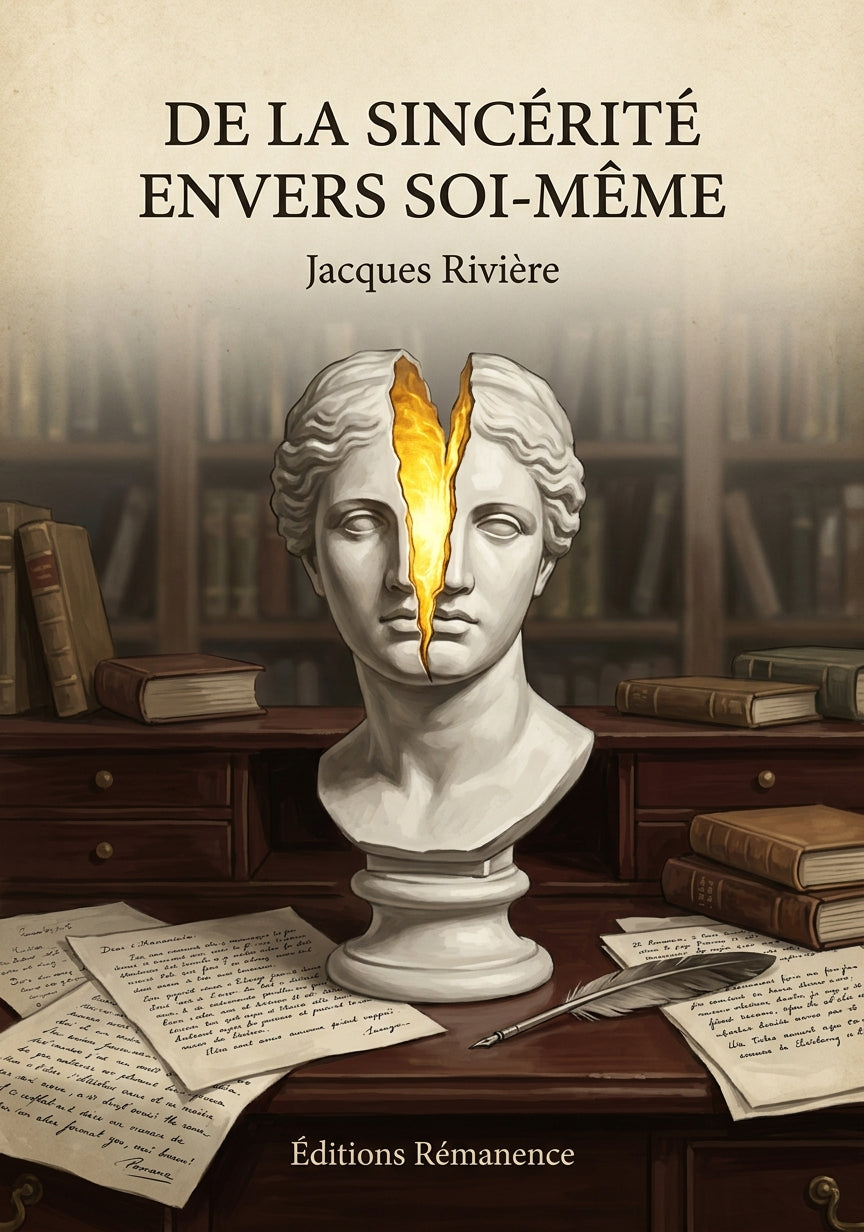 De la sincérité envers soi-même - Jacques Rivière (Couverture)