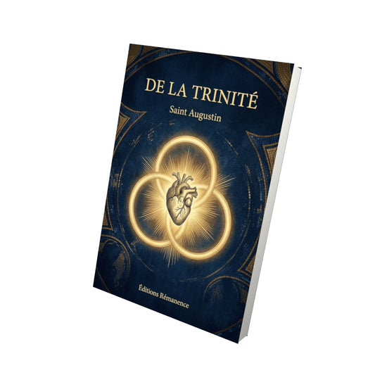 Livre De la Trinité - Saint Augustin - Vue 3D - Editions Remanence