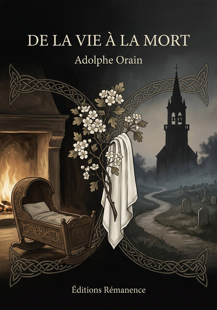 Livre De la vie à la mort par Adolphe Orain - Couverture - Editions Remanence