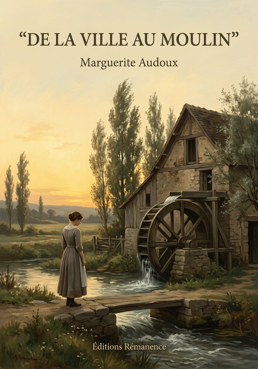 Livre De la ville au moulin par Marguerite Audoux - Couverture - Editions Remanence