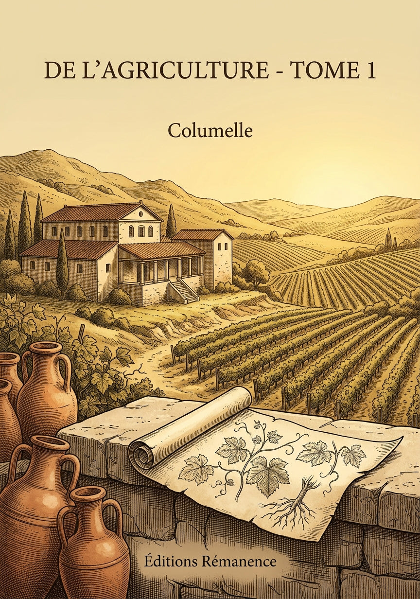 Livre De l’agriculture - Tome 1 par Columelle - Couverture - Editions Remanence