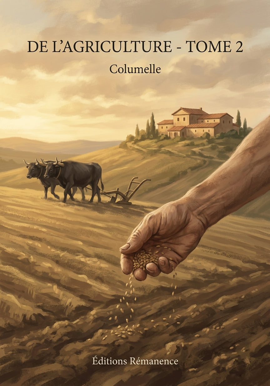 Livre De l’agriculture - Tome 2 par Columelle - Couverture - Editions Remanence