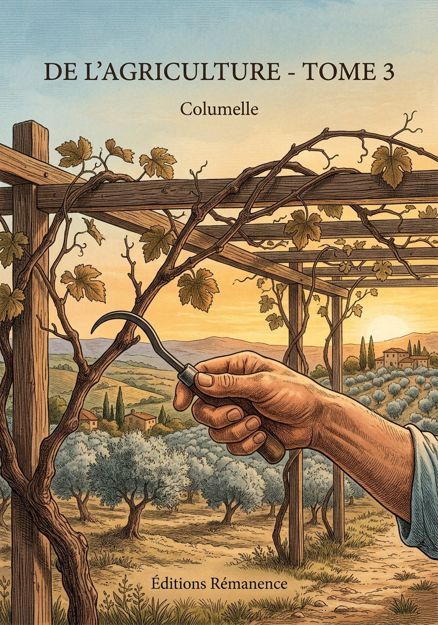 Livre De l’agriculture - Tome 3 par Columelle - Couverture - Editions Remanence