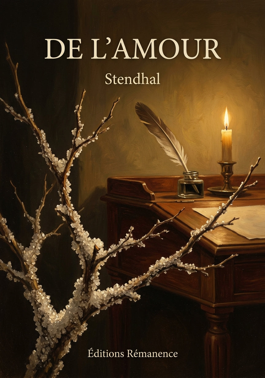 Livre De l’amour par Stendhal - Couverture - Editions Remanence