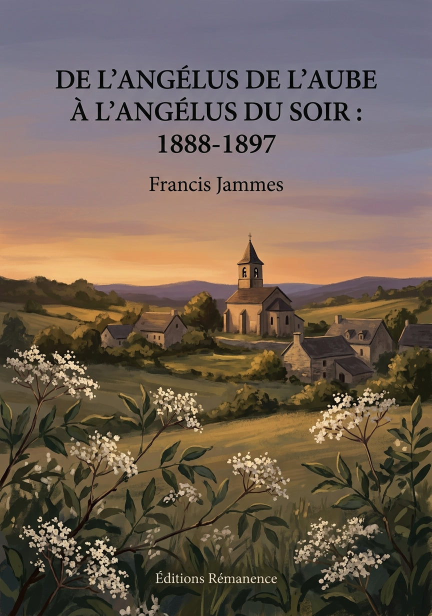 Livre De l’Angélus de l’aube à l’Angélus du soir : 1888-1897 par Francis Jammes - Couverture - Editions Remanence