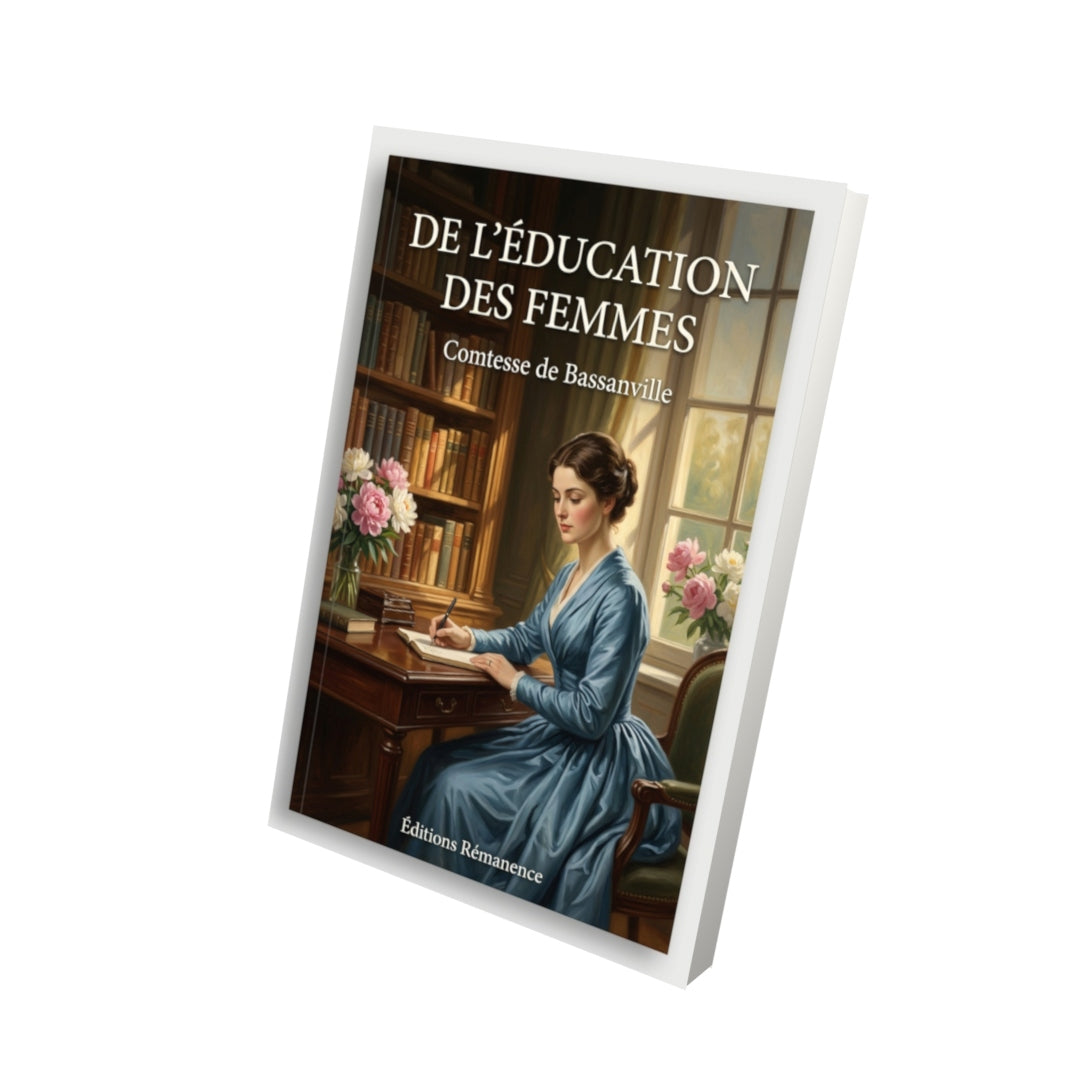 Livre De l’éducation des femmes par Pierre Choderlos de Laclos - Vue 3D - Editions Remanence
