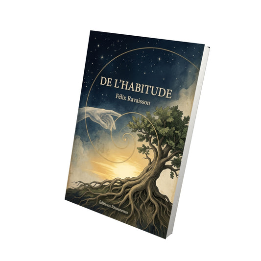 Livre De l’habitude par Félix Ravaisson - Vue 3D - Editions Remanence