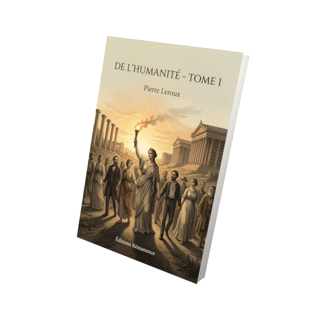 Livre De l’humanité - Tome 1 - Pierre Leroux - Editions Remanence