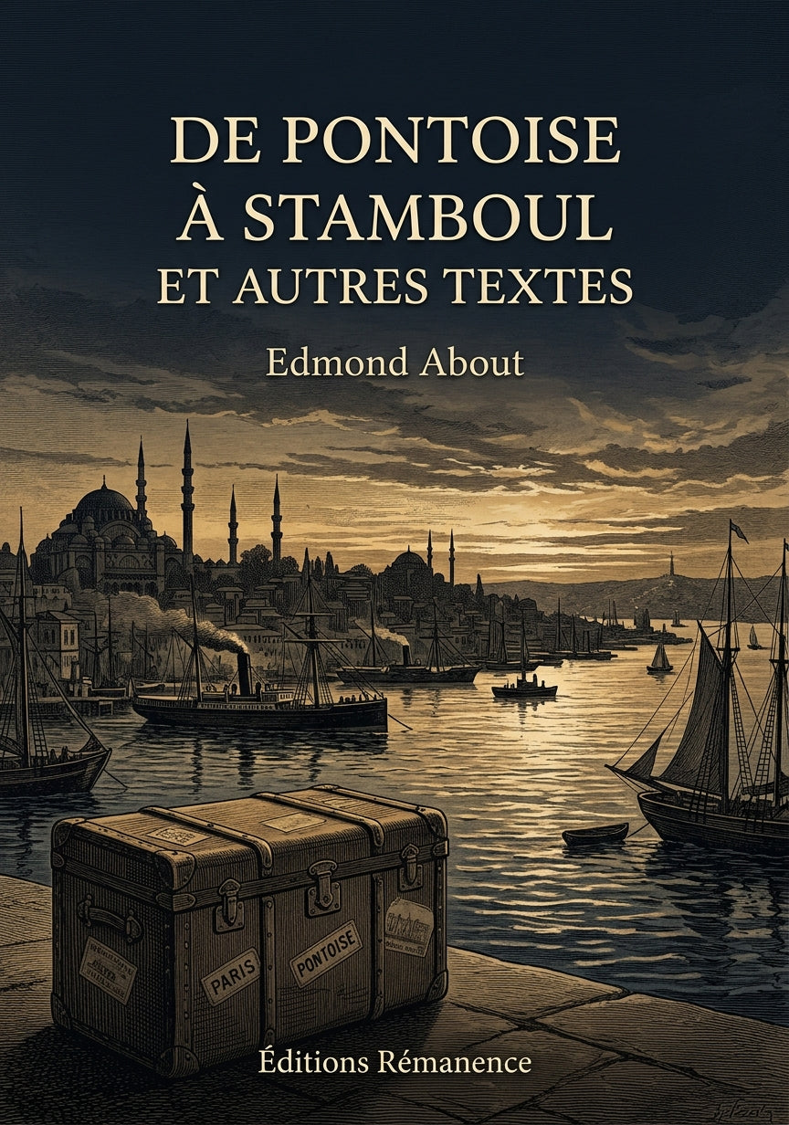 Livre De Pontoise à Stamboul et autres textes par Edmond About - Couverture - Editions Remanence