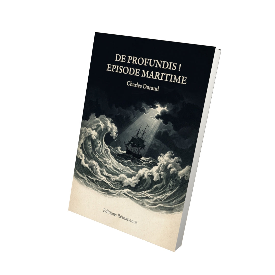 Livre De profundis ! Episode Maritime - Charles Durand - Vue 3D - Editions Remanence