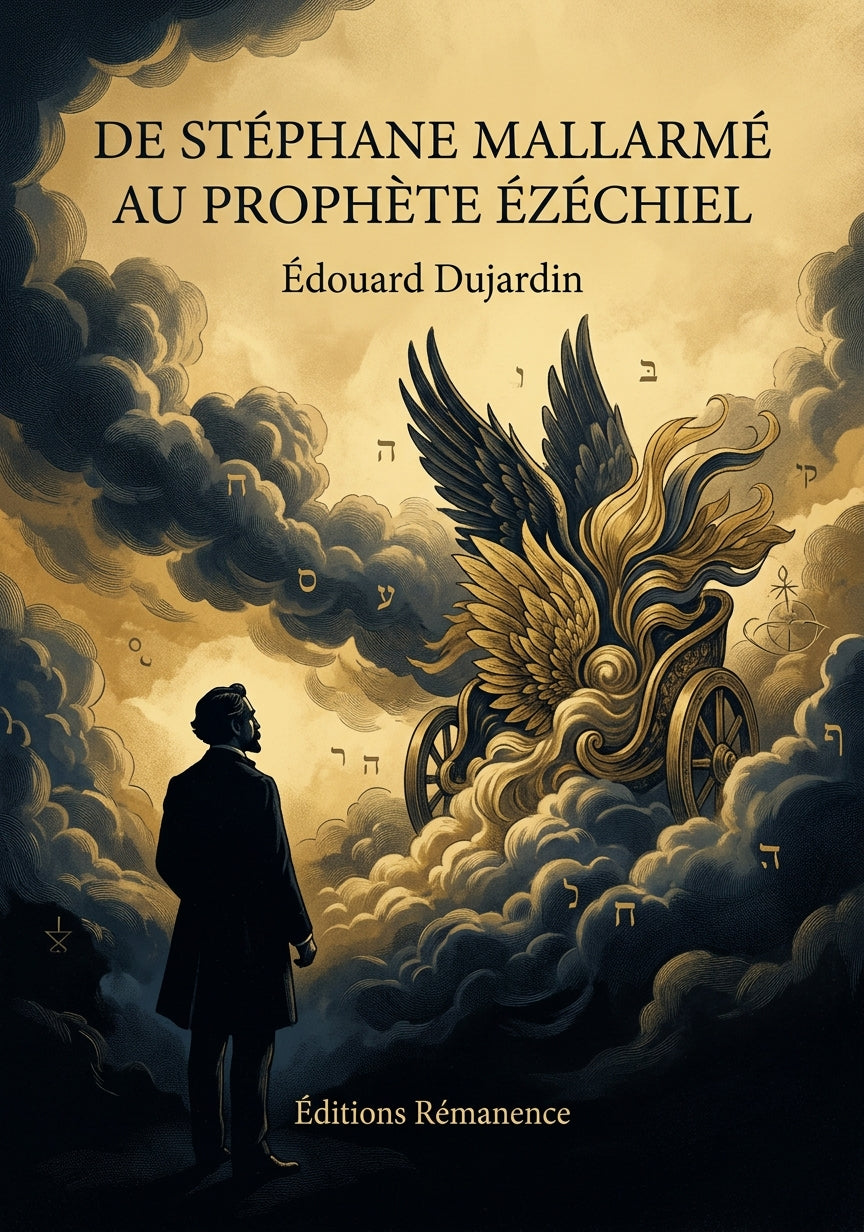 Livre De Stéphane Mallarmé au prophète Ézéchiel par Édouard Dujardin - Couverture - Editions Remanence