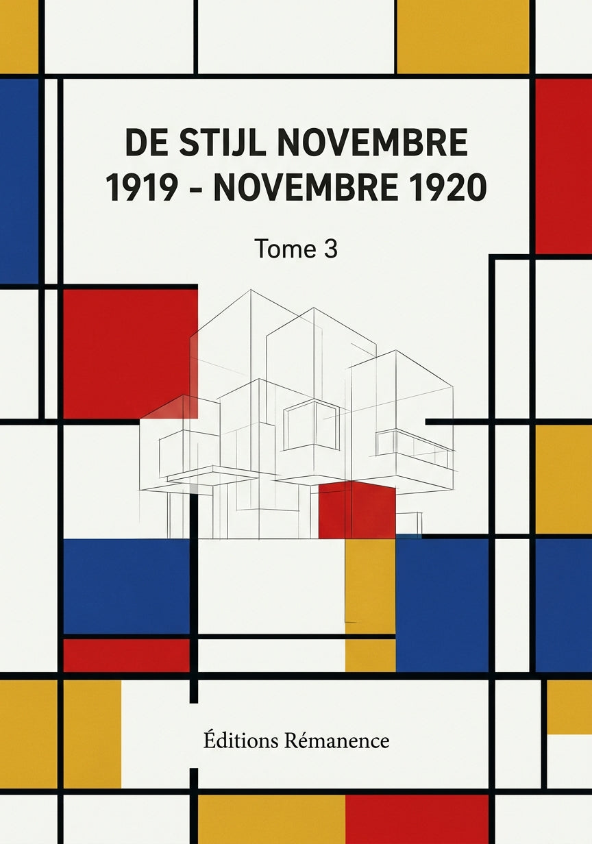 Livre De Stijl novembre 1919 - novembre 1920 par Tome 3 - Couverture - Editions Remanence
