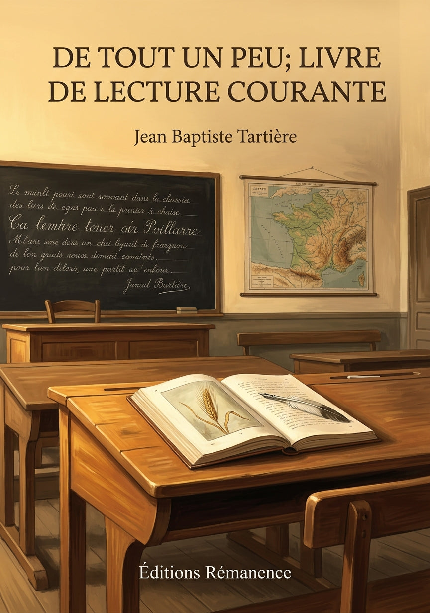 Livre De tout un peu; livre de lecture courante par Jean Baptiste Tartière - Couverture - Editions Remanence