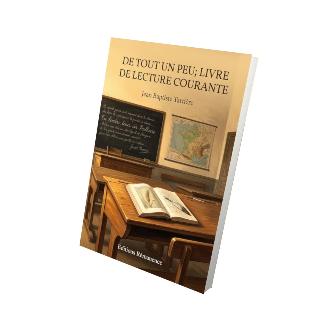 Livre De tout un peu; livre de lecture courante par Jean Baptiste Tartière - Vue 3D - Editions Remanence