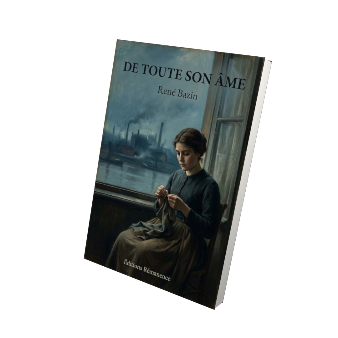Livre De toute son âme – René Bazin - Vue 3D - Editions Remanence