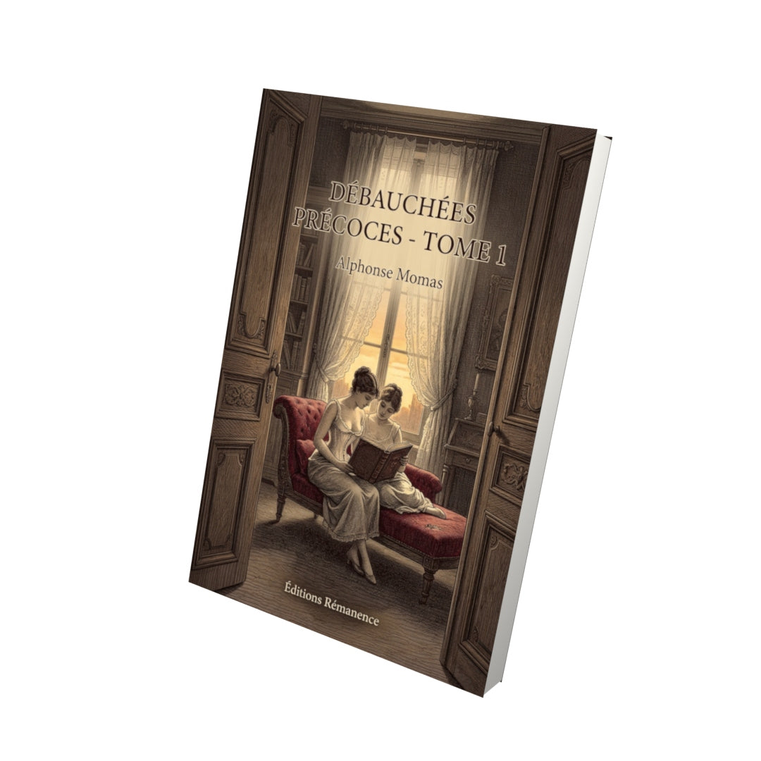 Livre Débauchées précoces - Tome 1 par Alphonse Momas - Vue 3D - Editions Remanence