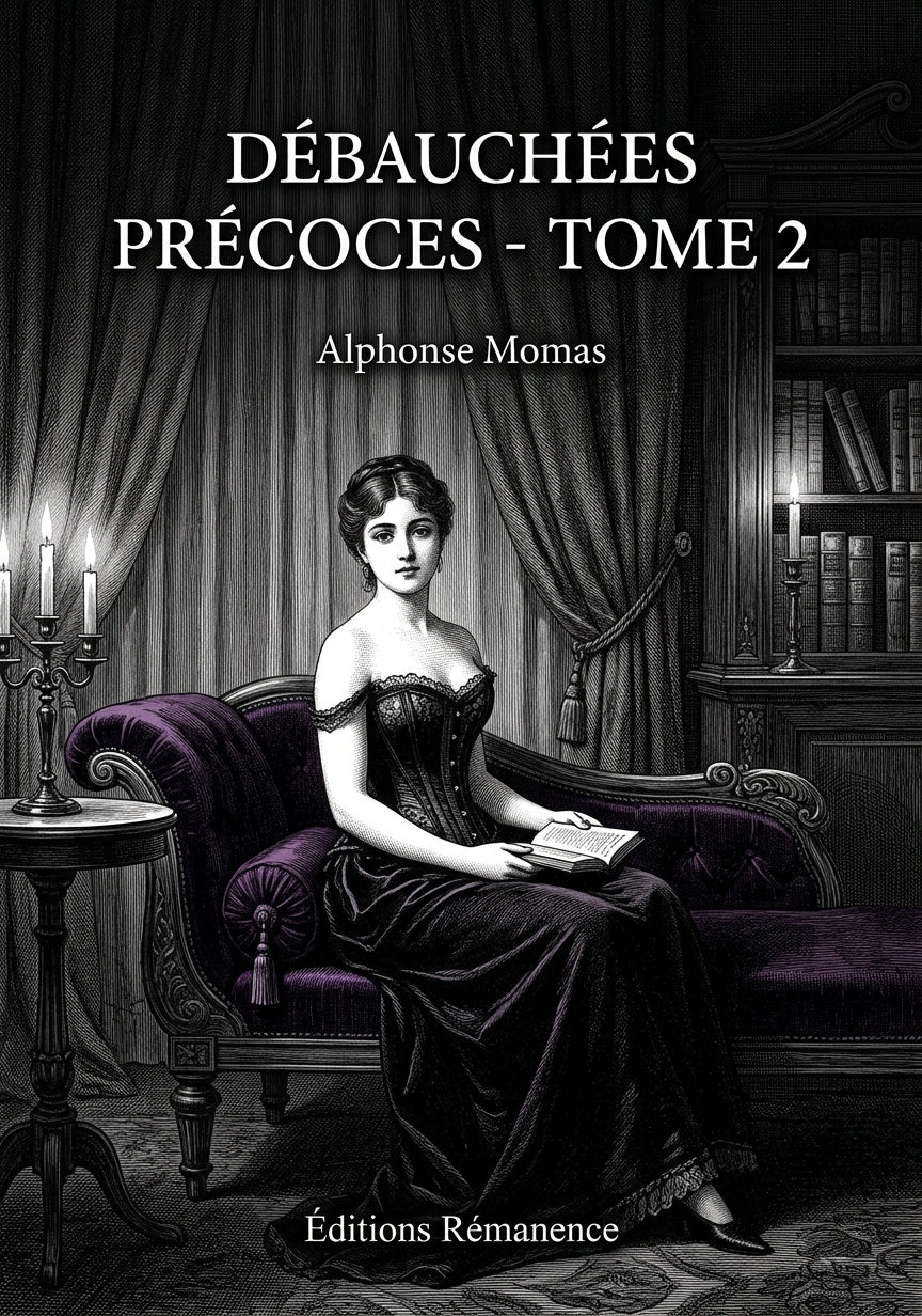 Livre Débauchées précoces - Tome 2 par Alphonse Momas - Couverture - Editions Remanence